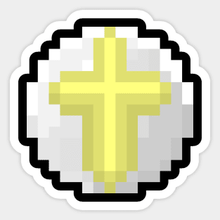 Holy Orb Second Coming of Jesus Christ Inspired Design Sticker